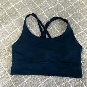 Lululemon size 6 blue sports bra